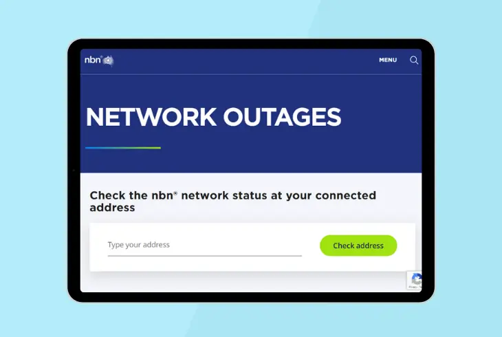 check for outages