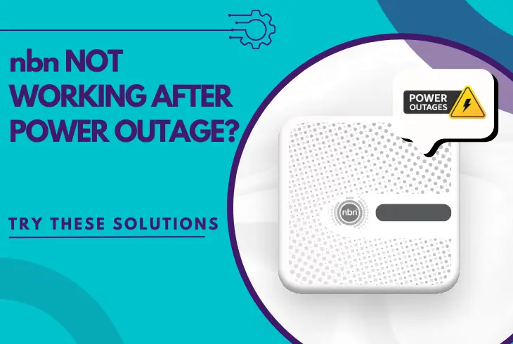 nbn not working after power outage