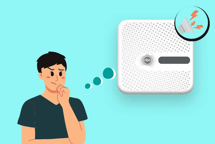 nbn box making a clicking sound
