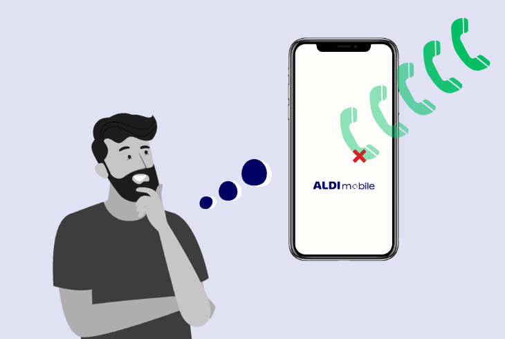 why aldi mobile can't receive calls