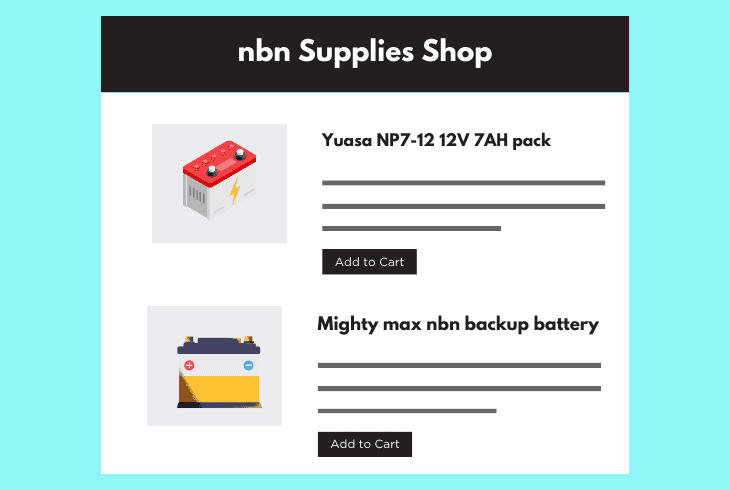 reliable nbn battery replacement options