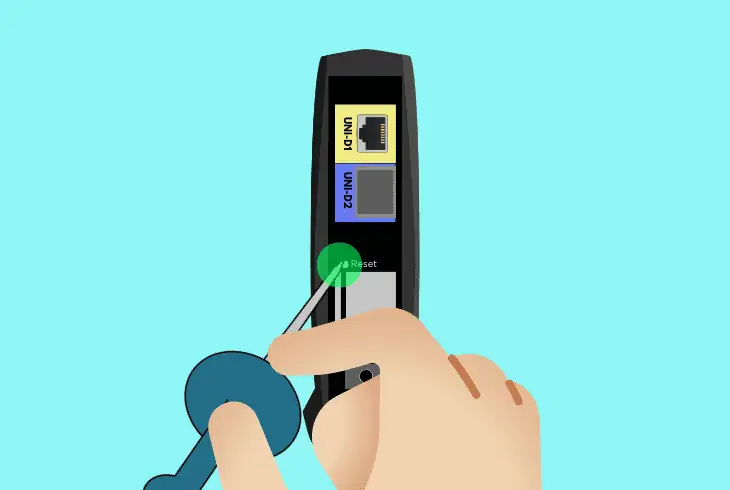 factory reset your nbn box