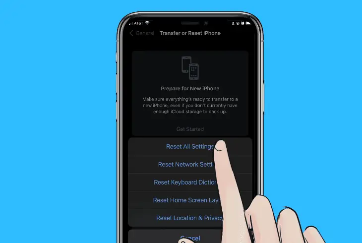 factory reset your phone