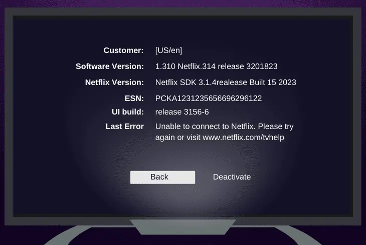 deactivate netflix from roku tv