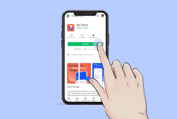 go to your telstra services