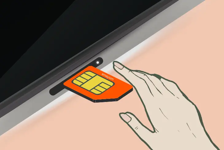 embed the amaysim sim card