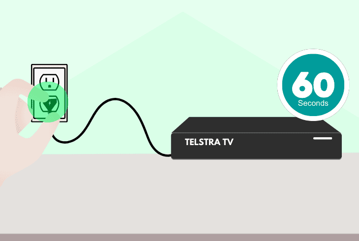 power cycle the telstra box