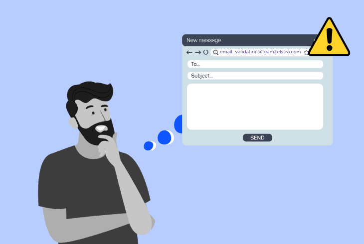 how to identify telstra email problems