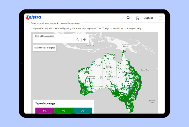 check for ongoing telstra outages
