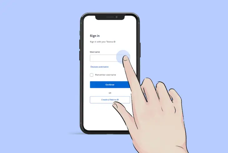 sign in to the telstra profile