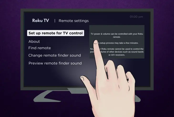 set the remote for tv control