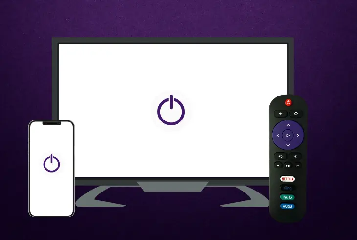 power cycle phone and roku tv