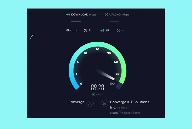 test the boosted wi-fi network