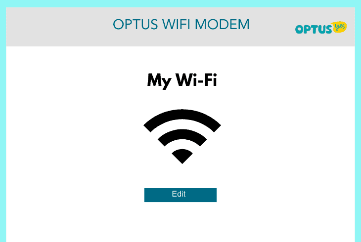 configure the wi-fi settings