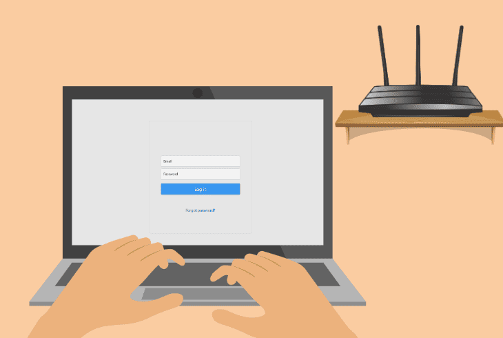 set up a network router after reset