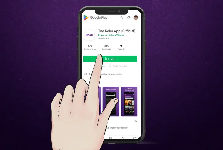 download the roku mobile app