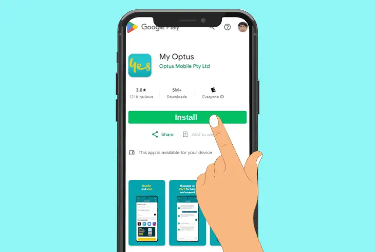 migrate your optus app (new phone)