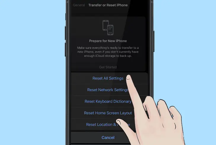 factory reset your apple device