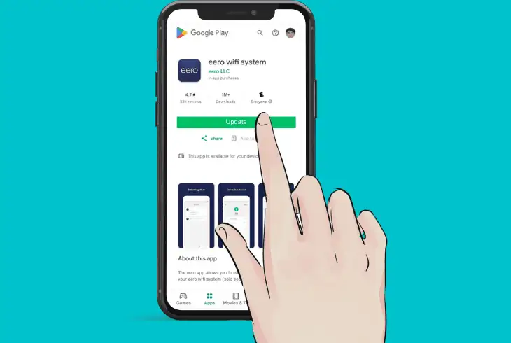 update the eero application