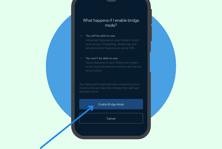 enable linksys bridge mode