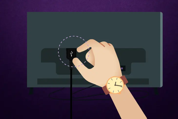 inspect the tv’s hdmi connection