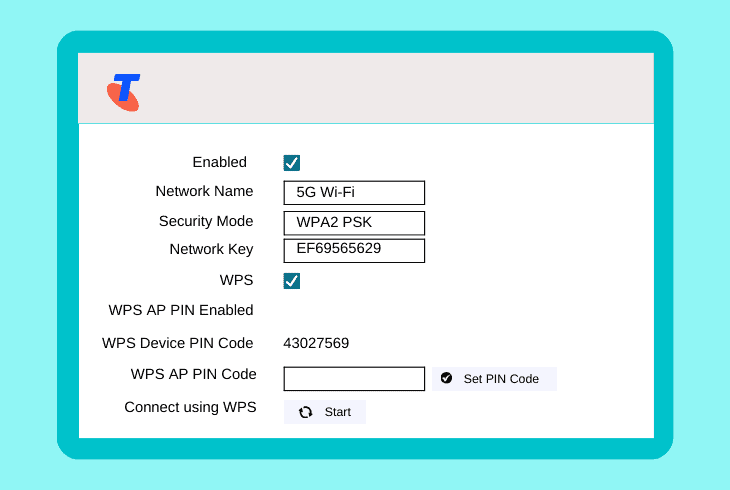 customise the wi-fi credentials