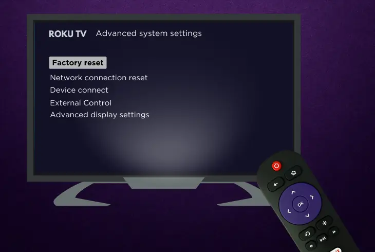 reset roku to factory defaults