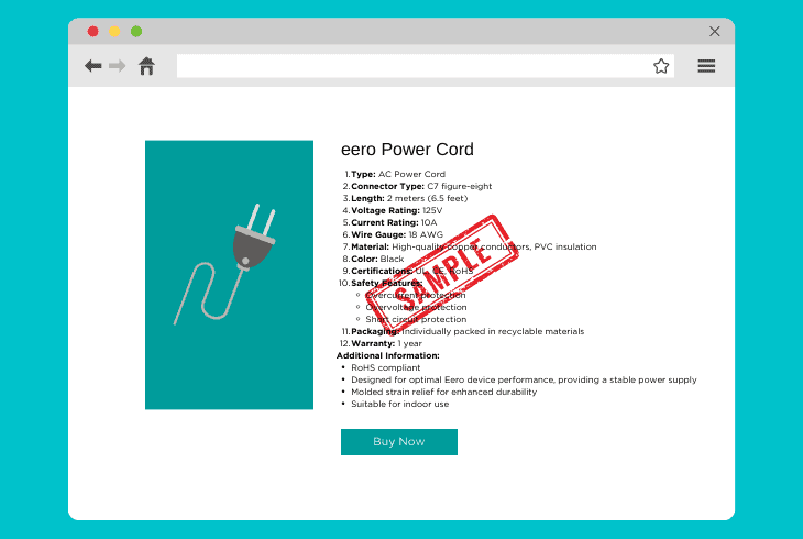 replace eero’s power adapter