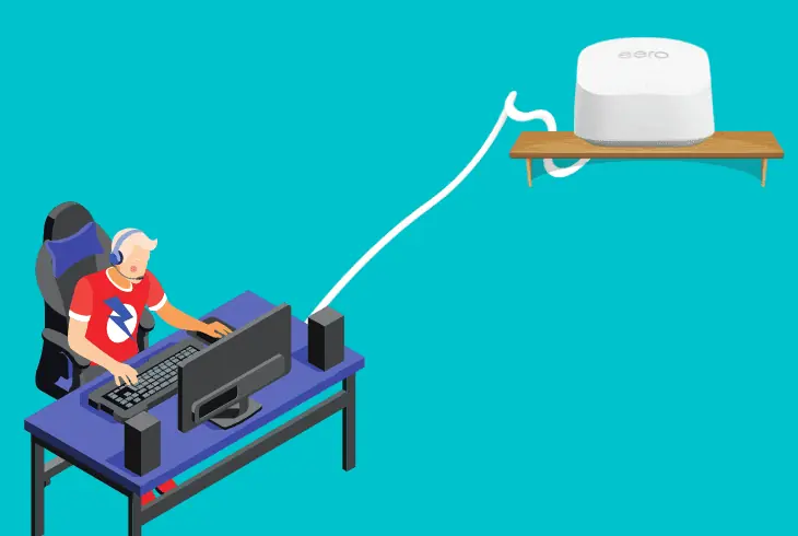 switch to an ethernet connection