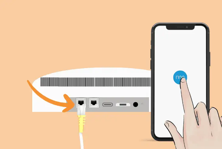 connect ring base station to ethernet