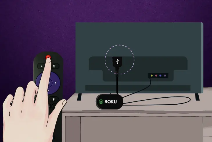 power cycle the roku express