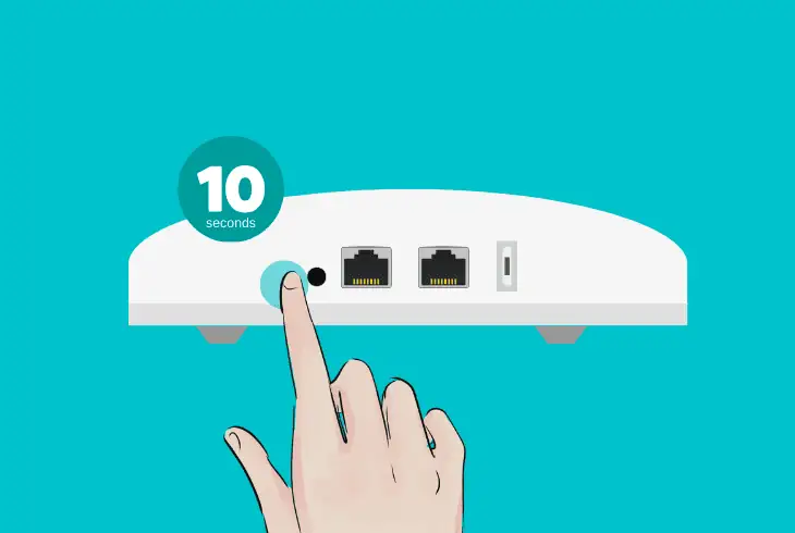 factory reset the faulty eero