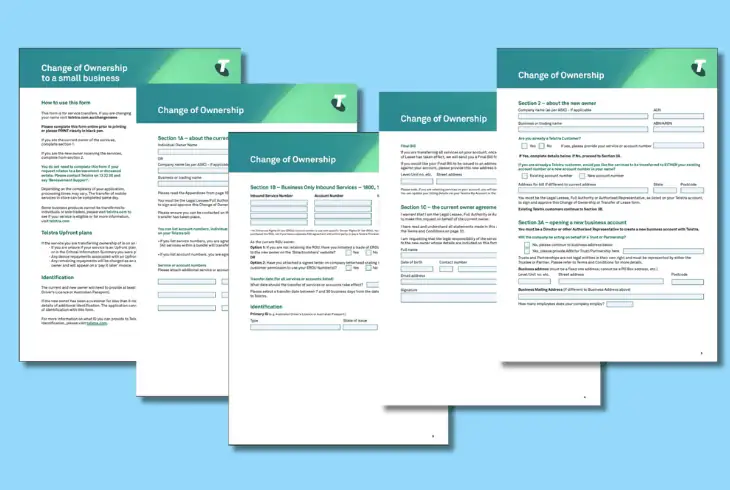 method #2 print the telstra form