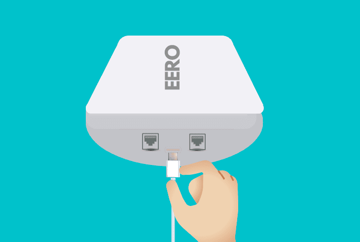 power cycle the inactive eero