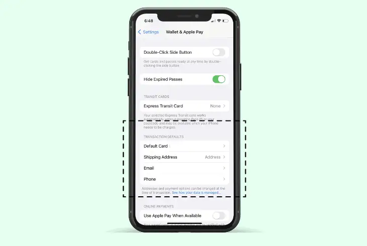 how to correct address on iphone