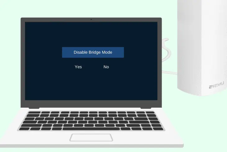 how to disable linksys bridge mode
