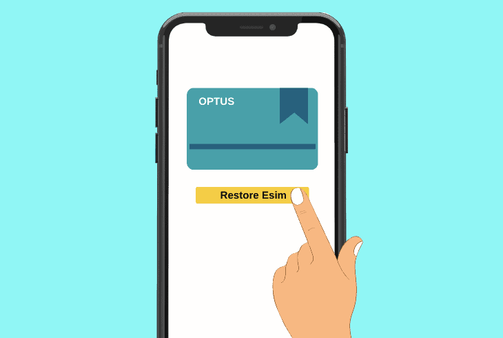 deactivate the optus esim (old phone)