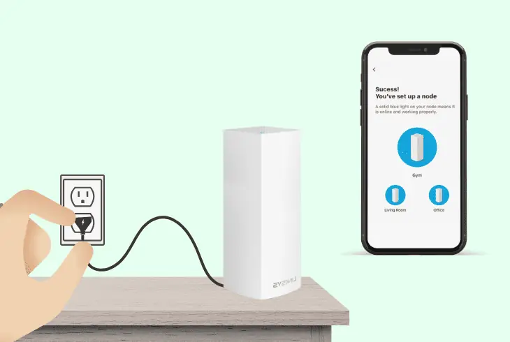 set up linksys velop parent node