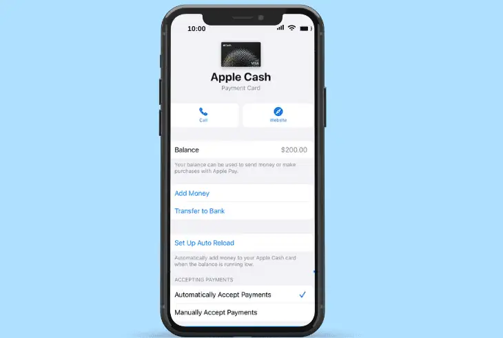 accept the apple pay transaction