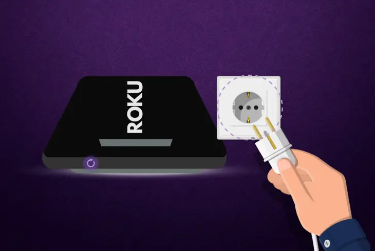 connect roku express to power