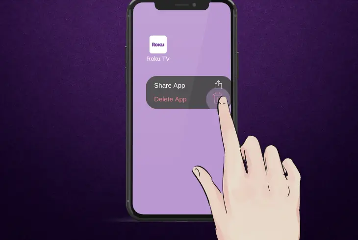 reinstall the roku mobile app