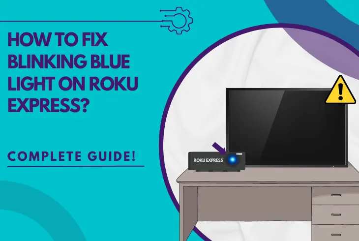 blinking blue light on roku express