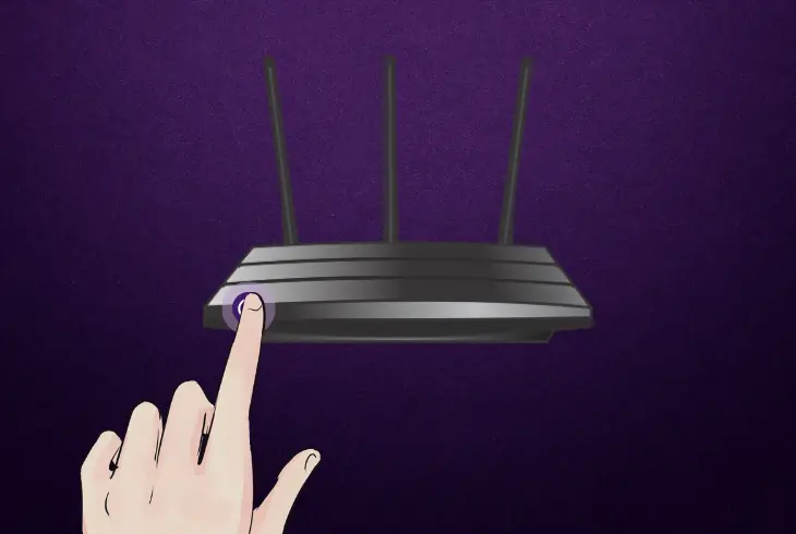 reset your network router