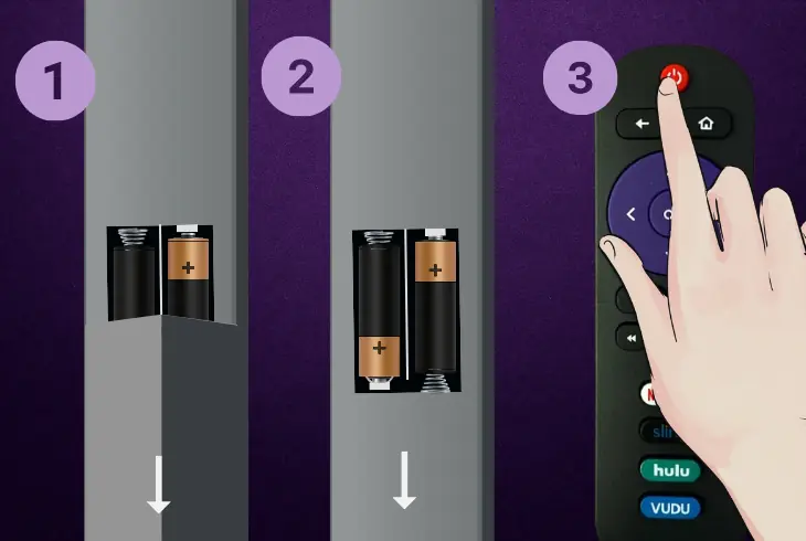 how to discharge roku simple remote