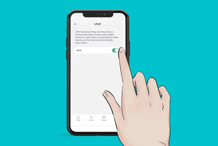 enable the eero’s upnp feature