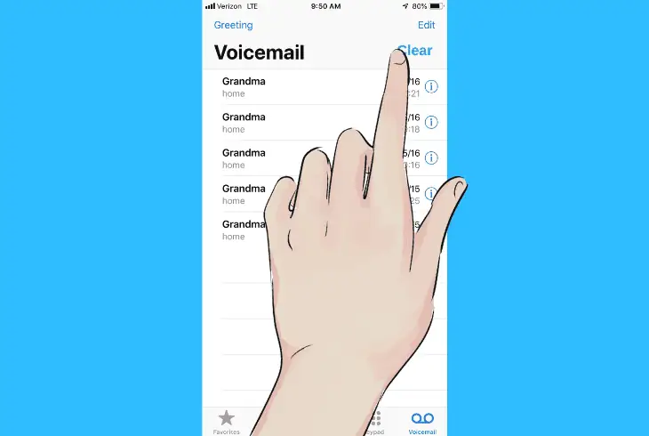 clear your voicemail inbox