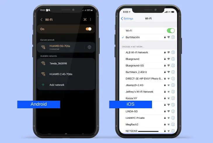 connect to a wi-fi network