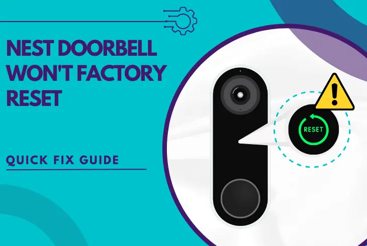 nest doorbell won't factory reset