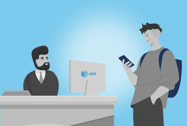 issue a new number from at&t