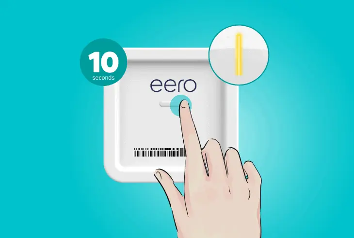 reset your eero pro 6 device